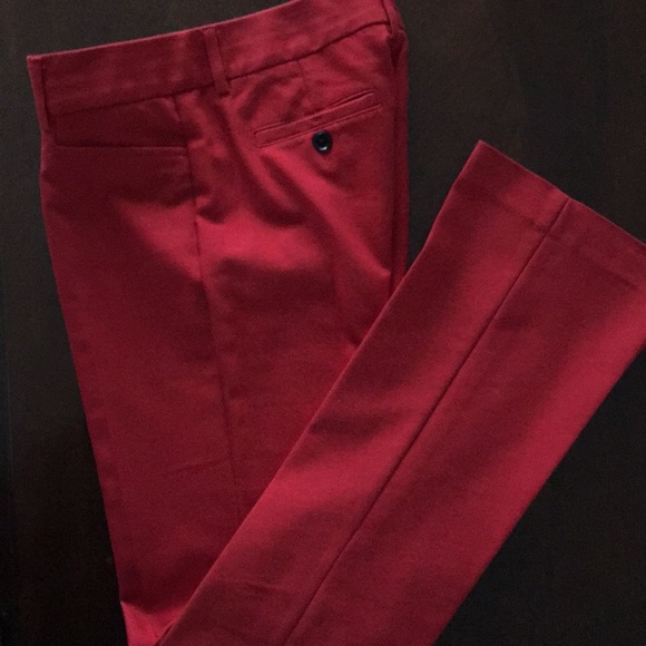 Express Pants - Express red columnist dress pants